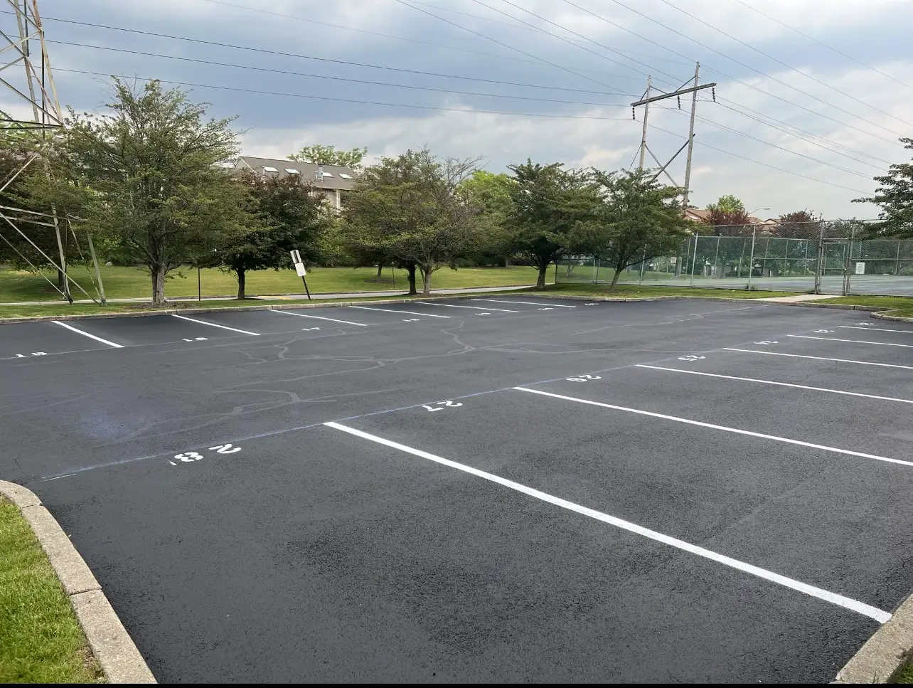 commercial parking lot line striping new city ny