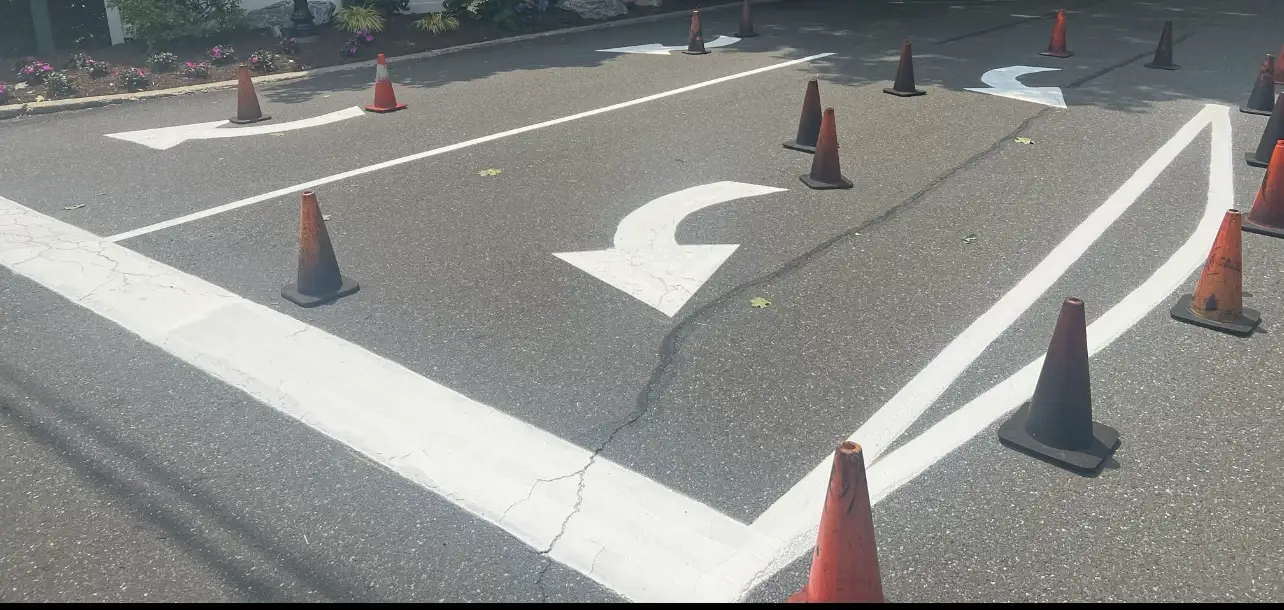 line stripping for commercial parking lots new york